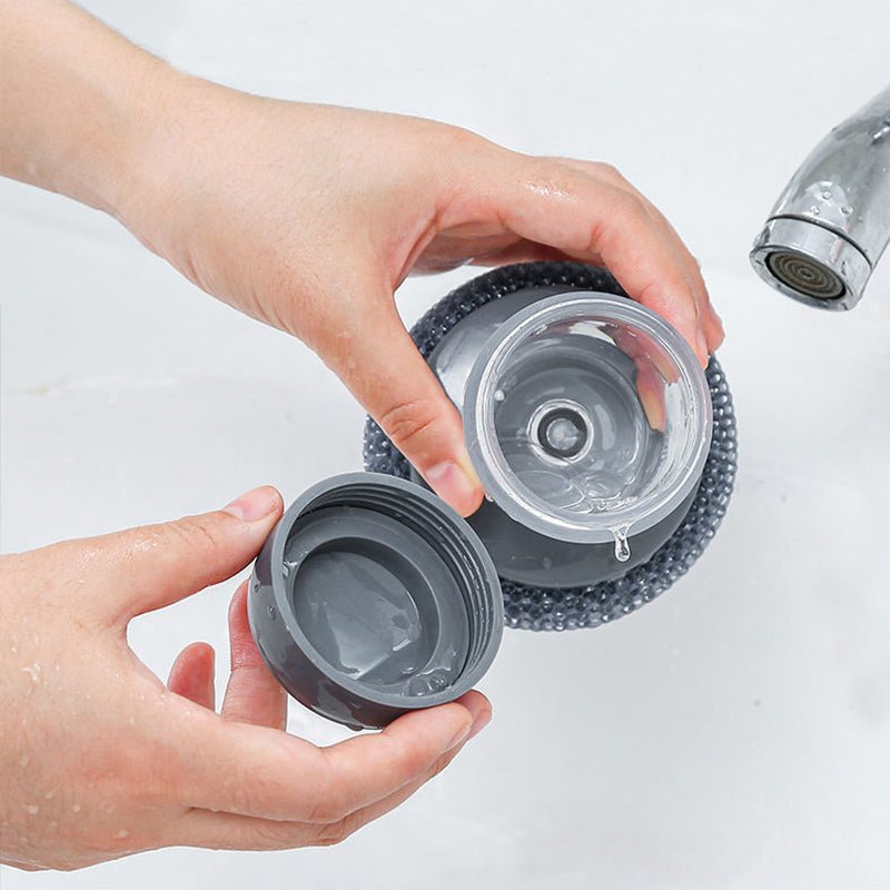 Soap Dispensing Pot Brush